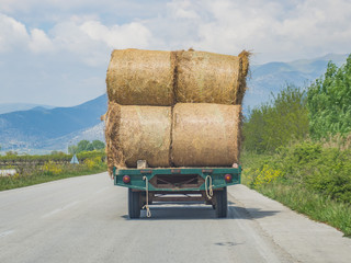bales of hay abnormal load
