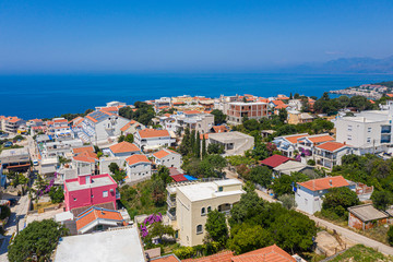 Aerial photo of the Adriatic coastline