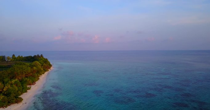 A Beautiful Travel Destination to Add on Your Bucket List. A Peaceful Place in Hawaii for Vacation and Relaxation. Drone Shot 