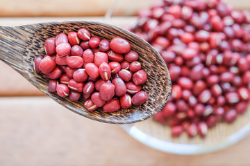 red bean with healthy concept