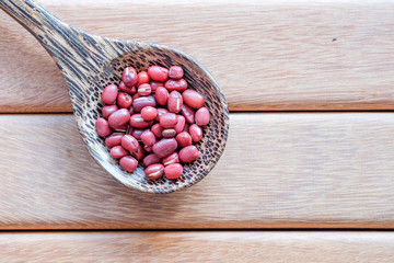 red bean with healthy concept