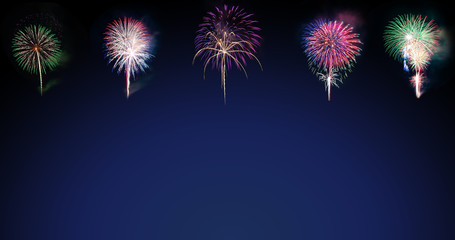 colorful fireworks