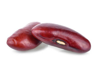Red Beans Isolated on White Background