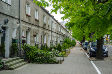 STREET OF OLD HOUSES - Urban architecture of workers buildings