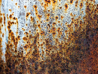 texture of rusty metal
