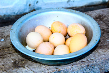 eggs in a bowl