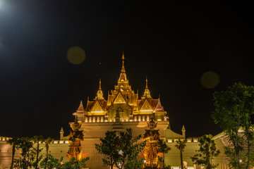 Night view of Legend Siam in Pattaya, Thailand.