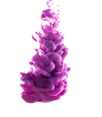 abstract formed by color dissolving in water