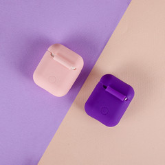 Protective silicone cover for wireless heaphones case