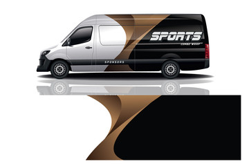 Van car decal Wrap design for company © Combo Wrap
