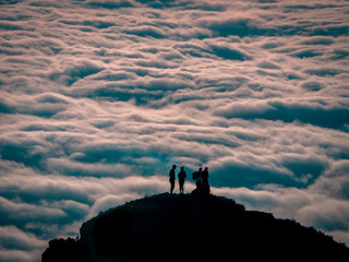 sea of clouds