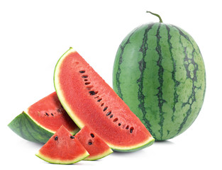 Watermelon isolated on white