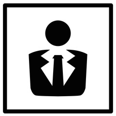 Dress code icon vector illustration isolated