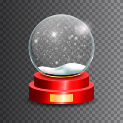 Christmas snow globe