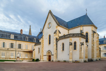 Fototapeta na wymiar Saint Gildard abbey, Nevers, France