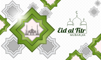 the background of Eid al-Fitr after the holy month of Ramadan can used for greeting card.
