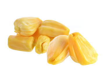 Jackfruit isolated on white