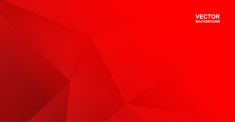 Abstract .Modern background. Red polygon background. vector.