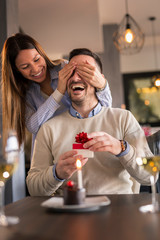 Girlfriend surprising boyfriend for his birthday
