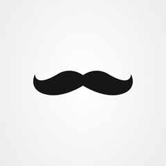Mustache icon vector design
