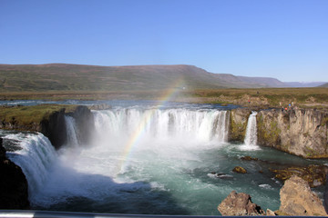 tourisme au bord des chutes