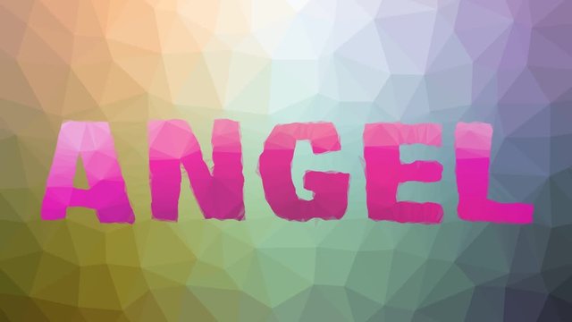 Angel fade modern tessellating looping pulsing triangles