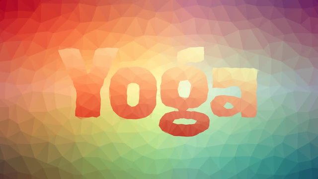 Yoga fade techno tessellated looping pulsing polygons