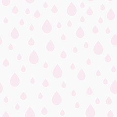 Seamless pattern of drops of blood. Menstruation. Period.