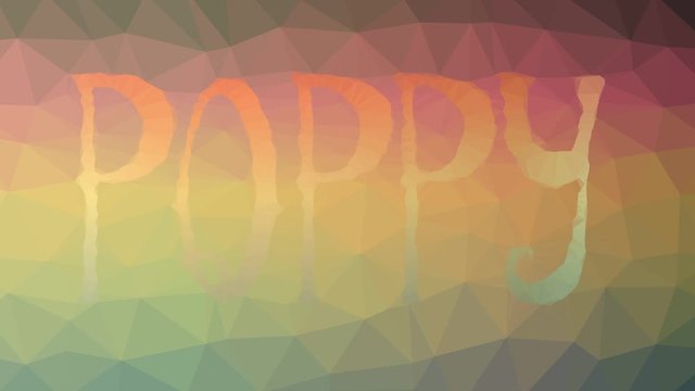 Poppy fade modern tessellation looping pulsing polygons