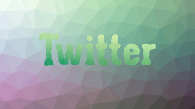 Twitter appearing weird tessellating looping pulsing triangles