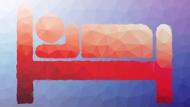 bed fade interesting tessellating looping moving triangles