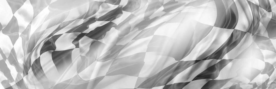 Checkered racing flags background
