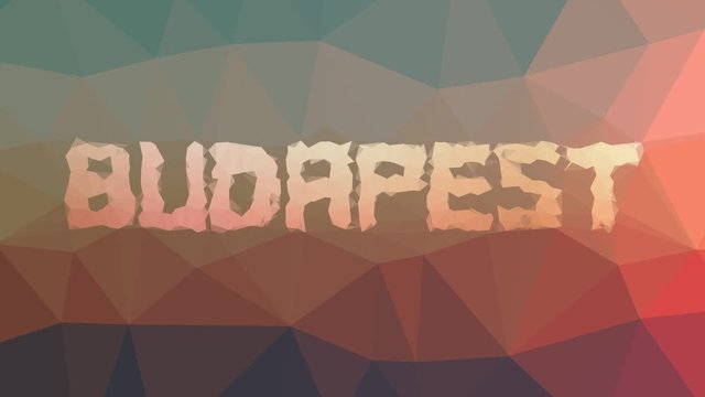 Budapest fade strange tessellating looping pulsing triangles