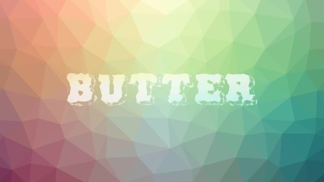 Butter appearing strange tessellating looping animated triangles