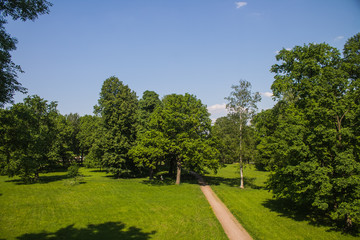 Fototapeta na wymiar Orlovskiy park. Strelna, St. Petersburg