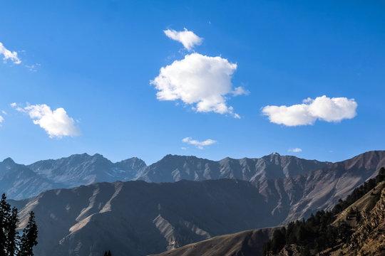 Beautiful view of mountainous in Naran Valley, Mansehra District, Khyber-Pakhtunkhwa, Northern Areas of Pakistan