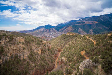 Rocky Mountains in Manitou Springs
