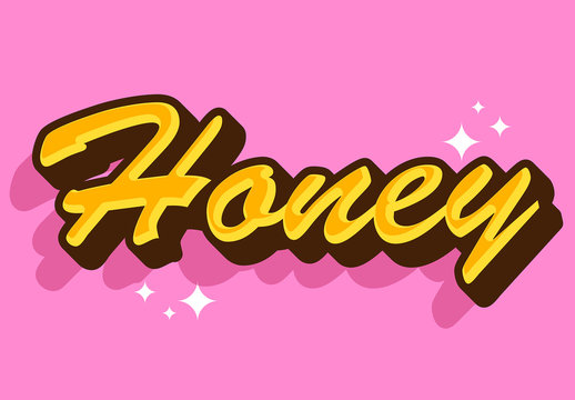 Sweet Honey Text Effect