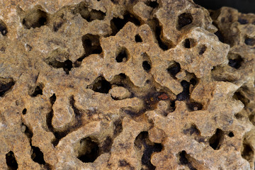 Texture of a cracked stone