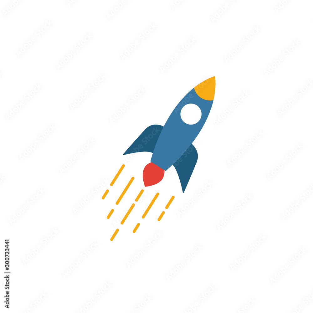 Poster start up icon. simple element from blockchain icons collection. creative start up icon ui, ux, apps,