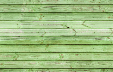 Obraz premium Green wooden wall, seamless texture