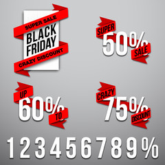 Sticker for mega-sale 