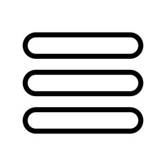 Fototapeta premium Menu Icon With White Background