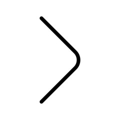 Right Arrow Icon With White Background