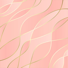 (illustration) gold line background, abstract artistic of geometric background