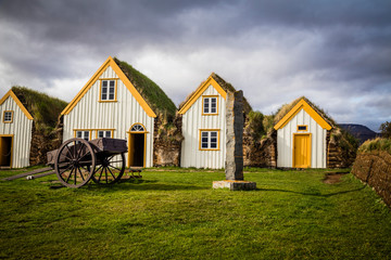 Glaumbaer turf farm museum near Varmahlid North Iceland