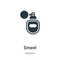 Fototapeta premium Smeel vector icon on white background. Flat vector smeel icon symbol sign from modern fashion collection for mobile concept and web apps design.