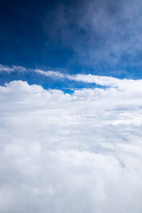 Naklejka premium View from the airplane window