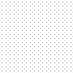 Black circles and squares on a white background. Abstract seamless dots backdrop.