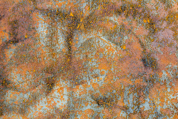 rusty iron surface